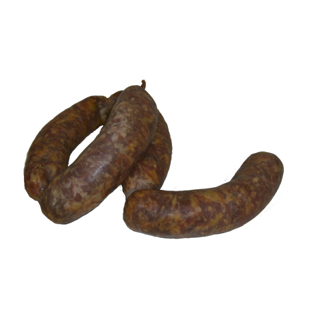 Saucisse fumée de la ferme de Montchervet - AMPLEPUIS 69 - Sans nitrite ni conservateur