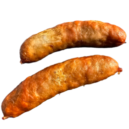 Saucisse cuite fumée de la ferme de Montchervet - AMPLEPUIS 69 - Sans nitrite ni conservateur