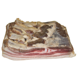 Lard salé de la ferme de Montchervet - AMPLEPUIS 69 - Sans nitrite ni conservateur