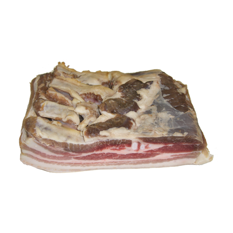 Lard salé de la ferme de Montchervet - AMPLEPUIS 69 - Sans nitrite ni conservateur