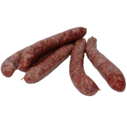 Petites saucisses de la ferme de Montchervet - AMPLEPUIS 69 - Sans nitrite ni conservateur