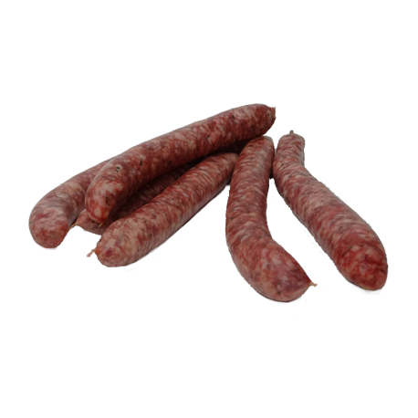 Petites saucisses de la ferme de Montchervet - AMPLEPUIS 69 - Sans nitrite ni conservateur