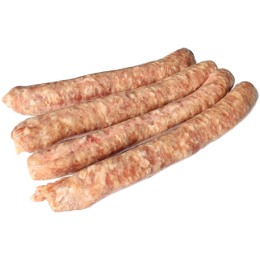 Petites saucisses de la ferme de Montchervet - AMPLEPUIS 69 - Sans nitrite ni conservateur