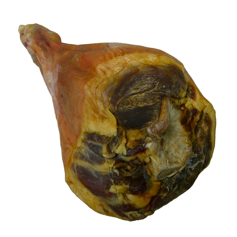 Jambon sec entier de la ferme de Montchervet - AMPLEPUIS 69 - Sans nitrite ni conservateur