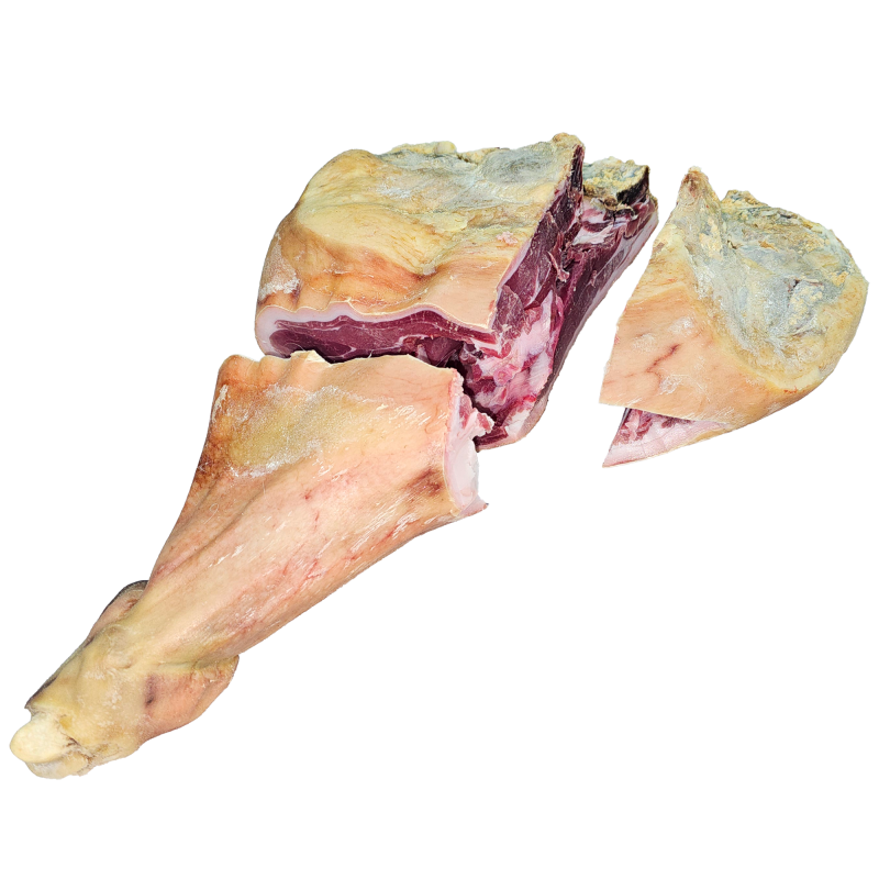 Jambon sec entier désossé de la ferme de Montchervet - AMPLEPUIS 69 - Sans nitrite ni conservateur