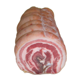 Lard roulé sec tranché de la ferme de Montchervet - AMPLEPUIS 69 - Sans nitrite ni conservateur