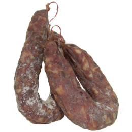 Saucisson sec apéritif aux noisettes de la ferme de Montchervet - AMPLEPUIS 69 - Sans nitrite ni conservateur