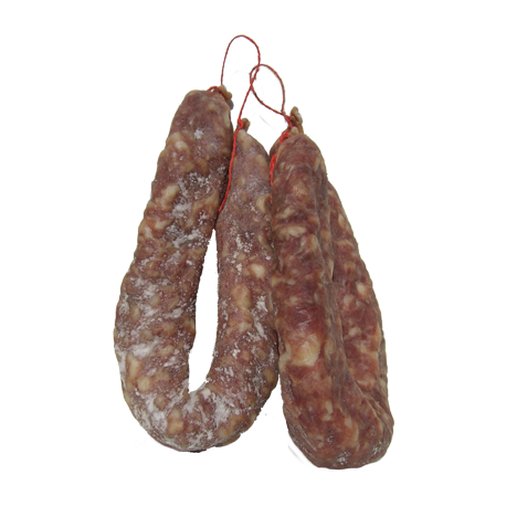 Saucisson sec apéritif en croissant de la ferme de Montchervet - AMPLEPUIS 69 - Sans nitrite ni conservateur