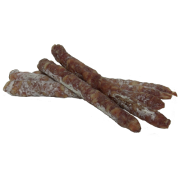 Saucisson sec apéritif en ficelle de la ferme de Montchervet - AMPLEPUIS 69 - Sans nitrite ni conservateur