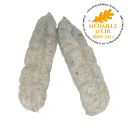 Saucisson sec tranché de la ferme de Montchervet - AMPLEPUIS 69 - Sans nitrite ni conservateur