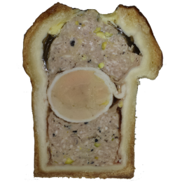 Pâté en croûte au foie gras de la ferme de Montchervet - AMPLEPUIS 69 - Sans nitrite ni conservateur