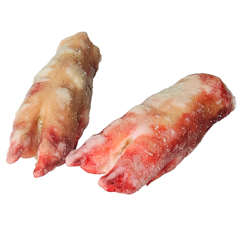 Pieds de porc salé de la ferme de Montchervet - AMPLEPUIS 69 - Sans nitrite ni conservateur