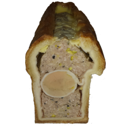 Pâté en croûte au foie gras de la ferme de Montchervet - AMPLEPUIS 69 - Sans nitrite ni conservateur
