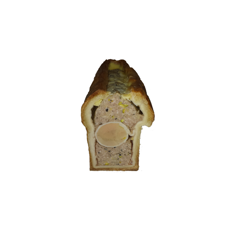 Pâté en croûte au foie gras de la ferme de Montchervet - AMPLEPUIS 69 - Sans nitrite ni conservateur