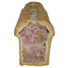 Pâté en croûte pistaché de la ferme de Montchervet - AMPLEPUIS 69 - Sans nitrite ni conservateur