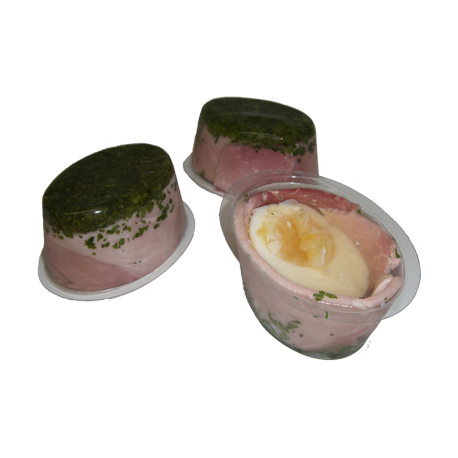 Aspic au jambon et oeuf * de la ferme de Montchervet - AMPLEPUIS 69 - Sans nitrite ni conservateur