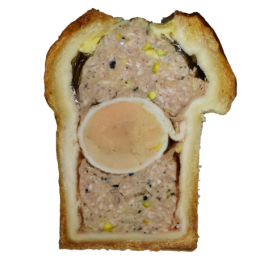 Pâté en croûte au foie gras de la ferme de Montchervet - AMPLEPUIS 69 - Sans nitrite ni conservateur