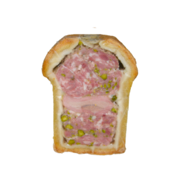 Pâté en croûte pistaché de la ferme de Montchervet - AMPLEPUIS 69 - Sans nitrite ni conservateur