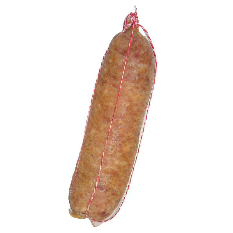 Saucisson à cuire de couenne de la ferme de Montchervet - AMPLEPUIS 69 - Sans nitrite ni conservateur