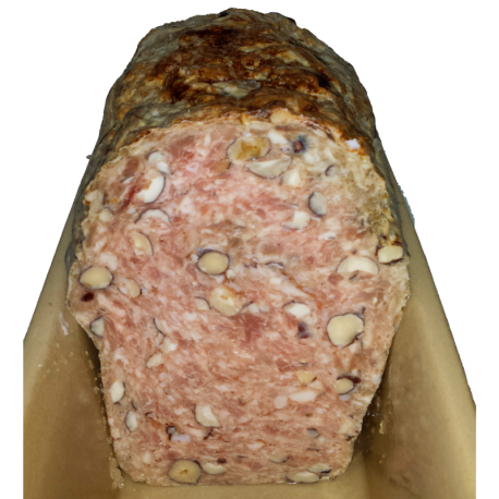 Terrine aux noisettes de la ferme de Montchervet - AMPLEPUIS 69 - Sans nitrite ni conservateur