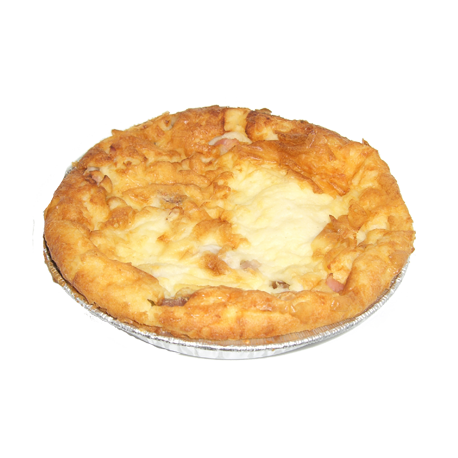 Quiche au jambon grande de la ferme de Montchervet - AMPLEPUIS 69 - Sans nitrite ni conservateur