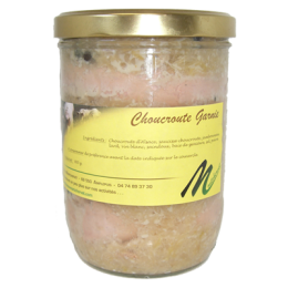 Choucroute garnie 750g de la ferme de Montchervet - AMPLEPUIS 69 - Sans nitrite ni conservateur