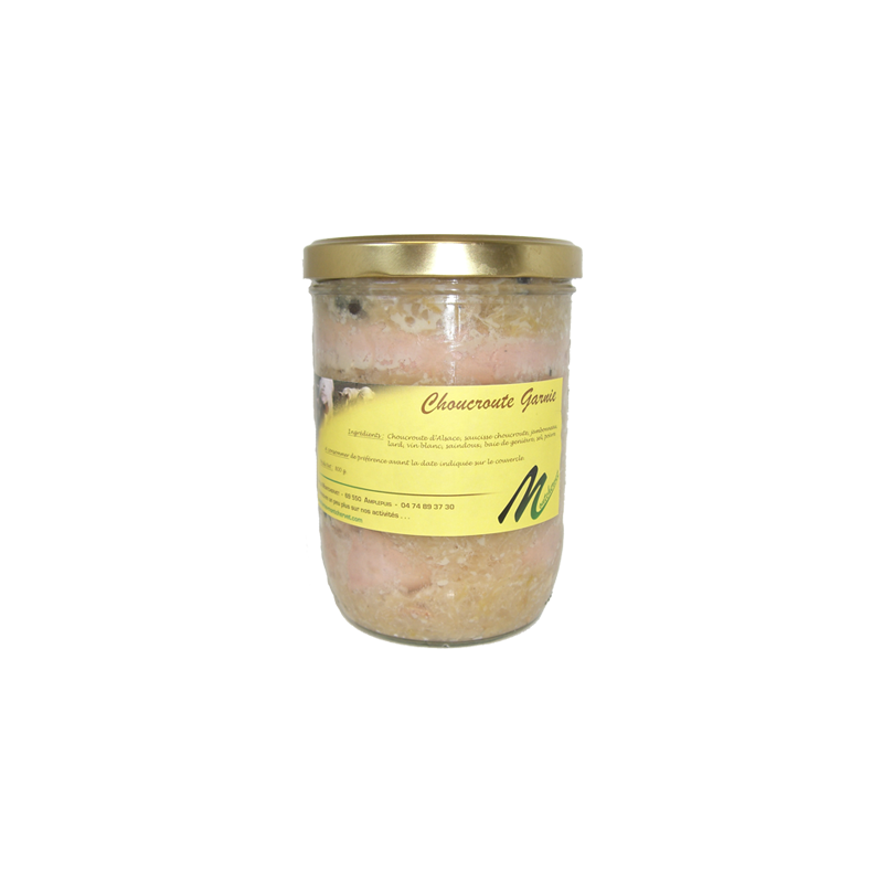 Choucroute garnie 750g de la ferme de Montchervet - AMPLEPUIS 69 - Sans nitrite ni conservateur