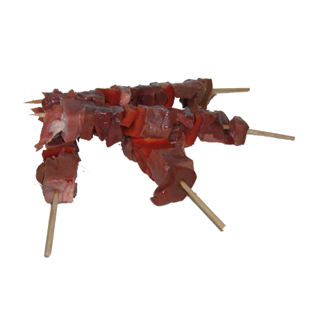 Brochettes abat de porc marinées épicée