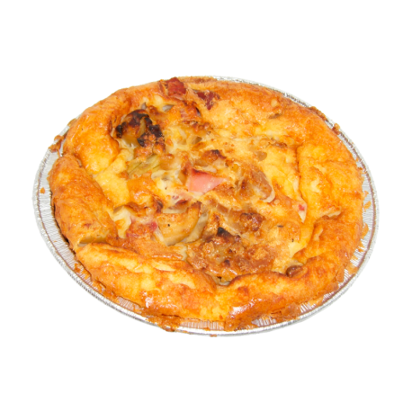 Quiche au jambon et oignon grande de la ferme de Montchervet - AMPLEPUIS 69 - Sans nitrite ni conservateur