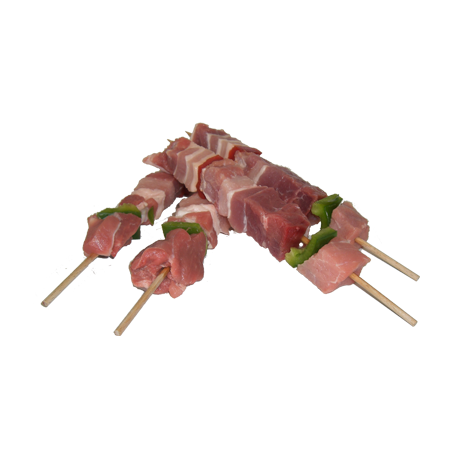 Brochettes de porc marinées épicée