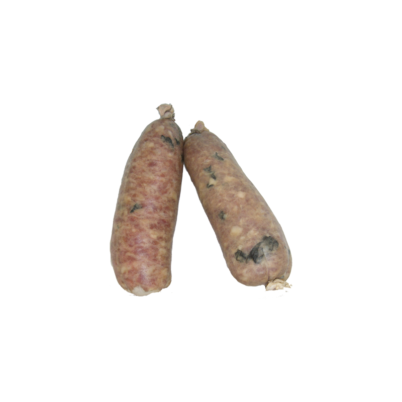 Saucisson à cuire forestier de la ferme de Montchervet - AMPLEPUIS 69 - Sans nitrite ni conservateur