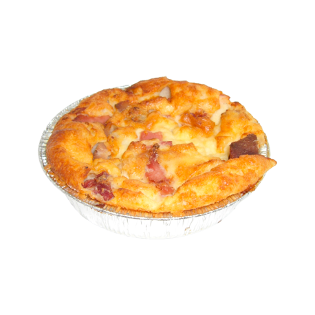 Quiche au jambon petite de la ferme de Montchervet - AMPLEPUIS 69 - Sans nitrite ni conservateur