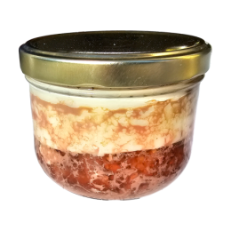 Pâté à l'andouille 350g de la ferme de Montchervet - AMPLEPUIS 69 - Sans nitrite ni conservateur