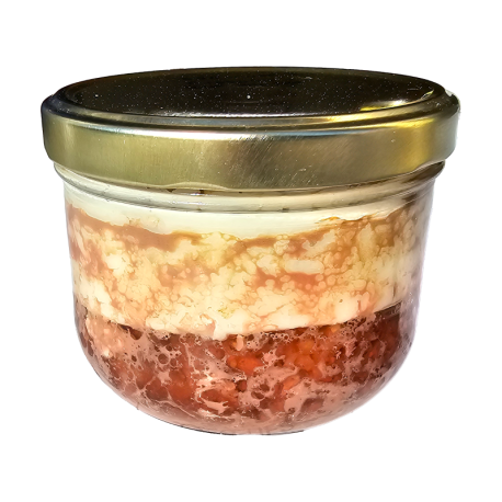 Pâté à l'andouille 350g de la ferme de Montchervet - AMPLEPUIS 69 - Sans nitrite ni conservateur