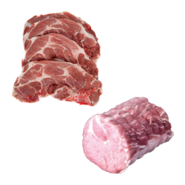 Colis de porc rôtis / grillade 10 Kg de la ferme de Montchervet - AMPLEPUIS 69 - Sans nitrite ni conservateur