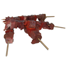 Brochettes abat de porc de la ferme de Montchervet - AMPLEPUIS 69 - Sans nitrite ni conservateur