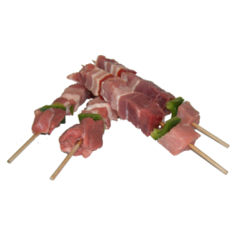 Brochettes de porc de la ferme de Montchervet - AMPLEPUIS 69 - Sans nitrite ni conservateur