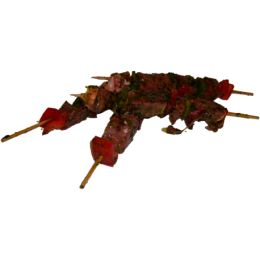 Brochettes abat de porc marinées provence de la ferme de Montchervet - AMPLEPUIS 69 - Sans nitrite ni conservateur