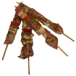 Brochettes de porc marinées provence de la ferme de Montchervet - AMPLEPUIS 69 - Sans nitrite ni conservateur