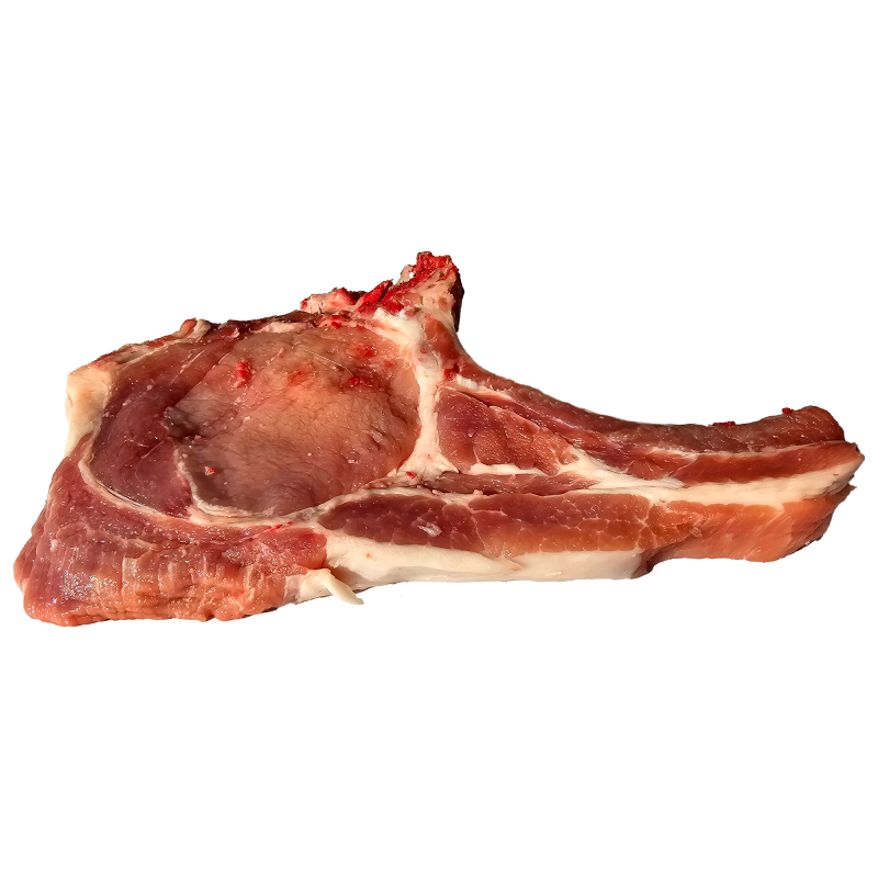 Côte de porc de la ferme de Montchervet - AMPLEPUIS 69 - Sans nitrite ni conservateur