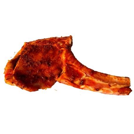 Côte de porc marinée épicée de la ferme de Montchervet - AMPLEPUIS 69 - Sans nitrite ni conservateur