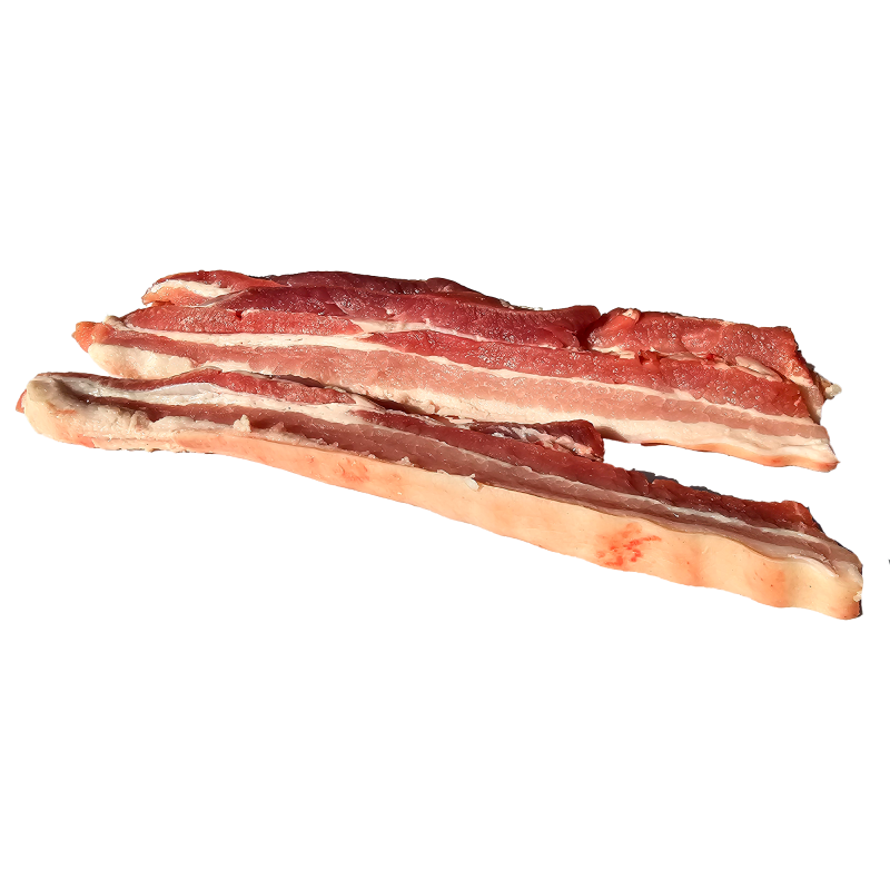 Lard tranché de la ferme de Montchervet - AMPLEPUIS 69 - Sans nitrite ni conservateur