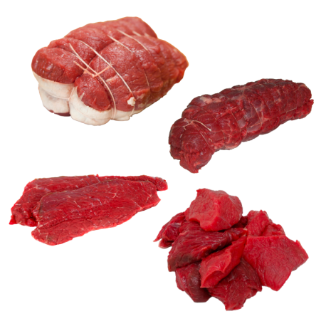 Colis de bœuf sans pot au feu 6 Kg de la ferme de Montchervet - AMPLEPUIS 69 - Sans nitrite ni conservateur