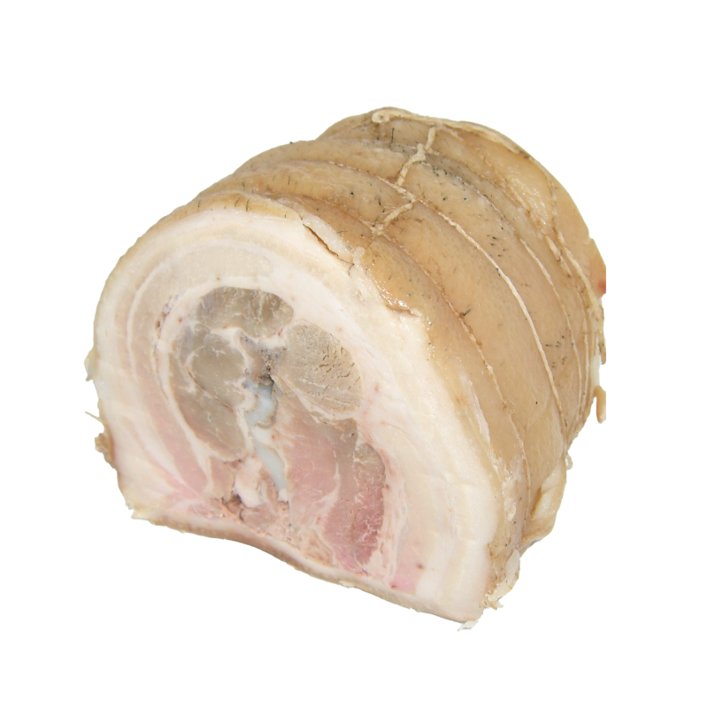 Lard roulé cuit de la ferme de Montchervet - AMPLEPUIS 69 - Sans nitrite ni conservateur