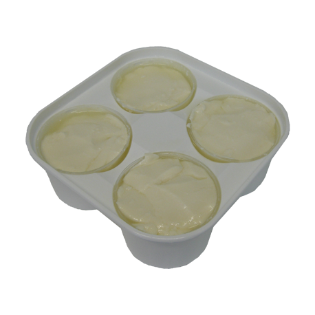 Fromage blanc portions 4 x 150g de la ferme de Montchervet - AMPLEPUIS 69 - Sans nitrite ni conservateur
