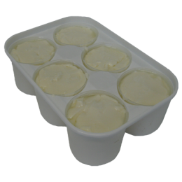 Fromage blanc portions 6 x 110g de la ferme de Montchervet - AMPLEPUIS 69 - Sans nitrite ni conservateur