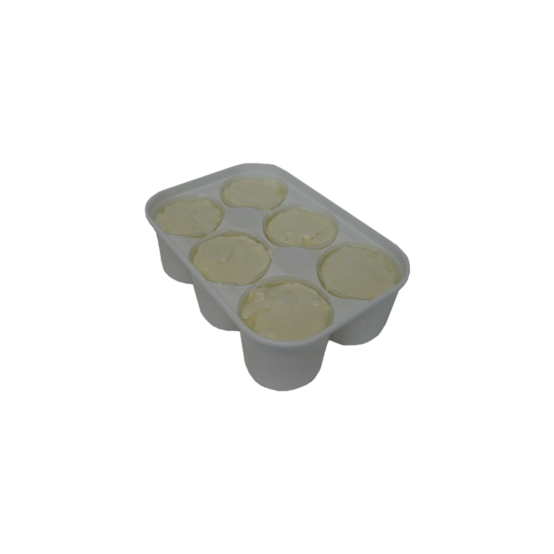 Fromage blanc portions 6 x 110g de la ferme de Montchervet - AMPLEPUIS 69 - Sans nitrite ni conservateur