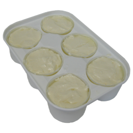 Fromage blanc portions 6 x 150g de la ferme de Montchervet - AMPLEPUIS 69 - Sans nitrite ni conservateur