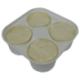 Fromage blanc portions 4 x 150g de la ferme de Montchervet - AMPLEPUIS 69 - Sans nitrite ni conservateur