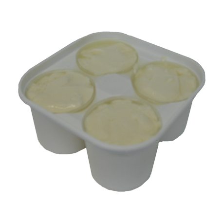 Fromage blanc portions 4 x 110g de la ferme de Montchervet - AMPLEPUIS 69 - Sans nitrite ni conservateur